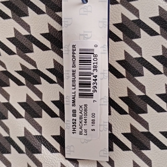 (NWT) DOONEY & BOURKE® Small Leisure Shopper -Black / Black - Picture 7 of 9